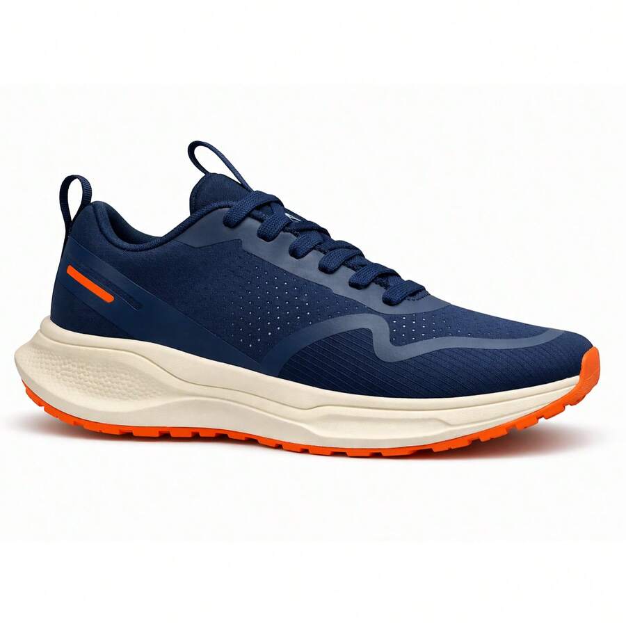 Men's Tennis Shoes For Gym, Walking, Training, Comfortable And Soft, Basic Original - Màu xanh hải quân - Xem 1