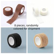 1/2/4/8pcs 2m Stretchable Beige Non-Woven Self-Adhesive Toe Protector Tape, Suitable For Blisters On Toes, Fingers, High Heels, Sports, Breathable Non-Woven Fabric For Fingers, Ankles, Wrists, Waist - Multicolor - View 21