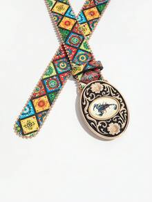 1 chiếc khóa thắt lưng hình bọ cạp phong cách Bohemian nhiều màu sắc, làm bằng kim loại, trang trí cho nữ. - Khóa hình bọ cạp nhiều màu - Xem 3