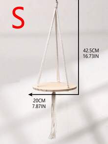 1個波希米亞風懸掛式層架，波希米亞風漂浮植物層架，植物懸掛籃，波希米亞風牆面裝飾，極簡居家風格，波希米亞風臥室與客廳裝飾，鄉村風漂浮植物層架，蠟燭與小裝飾，鄉村風廚房裝飾，波希米亞風浴室裝飾，中性色調層架適用於居家與活動裝飾 - 彩色 - 查看 13