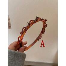 2pcs/1pc Style Braiding Tool Slouchy Hairpin For Women, Summer Hair Clip For Washing Face And Hair Bangs, Headband For High Skull Decoration ,Gifts ,Hair Hoop Hairband For Women Hair Accessories Head Accessories - 黑色 - 查看 9