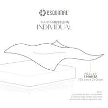 ESQUIMAL Colcha de Muselina 100% Algodón 175x240 cm Hipoalergénica Ligera y Transpirable Ideal para Cama y Sofá - Caqui - Ver 6