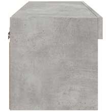 vidaXL TV-Schrank mit LED-Leuchten Betongrau 60x30x30 cm - Gris - Voir 9