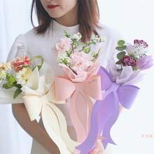 5pcs/Set Single Flower Box, Bouquet Handbag, Floral Art Box, Fairy Wand, Rose Bouquet Packaging Box With Bow - Gift Box - View 6