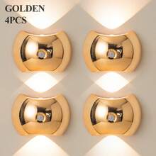 Đèn tường LED thông minh có điều chỉnh độ sáng cảm ứng & cảm biến chuyển động, đèn tường LED cảm biến chuyển động nam châm trong nhà, đèn ngủ cảm biến chuyển động không dây, đèn ngủ sạc USB 1200mAh, đèn hắt tường nam châm không dây, phù hợp cho hành lang, phòng tắm, phòng ngủ - hình cầu nhiều màu - Xem 26