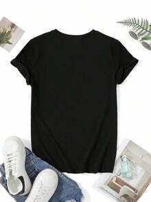 Women T-Shirts - Black - View 3