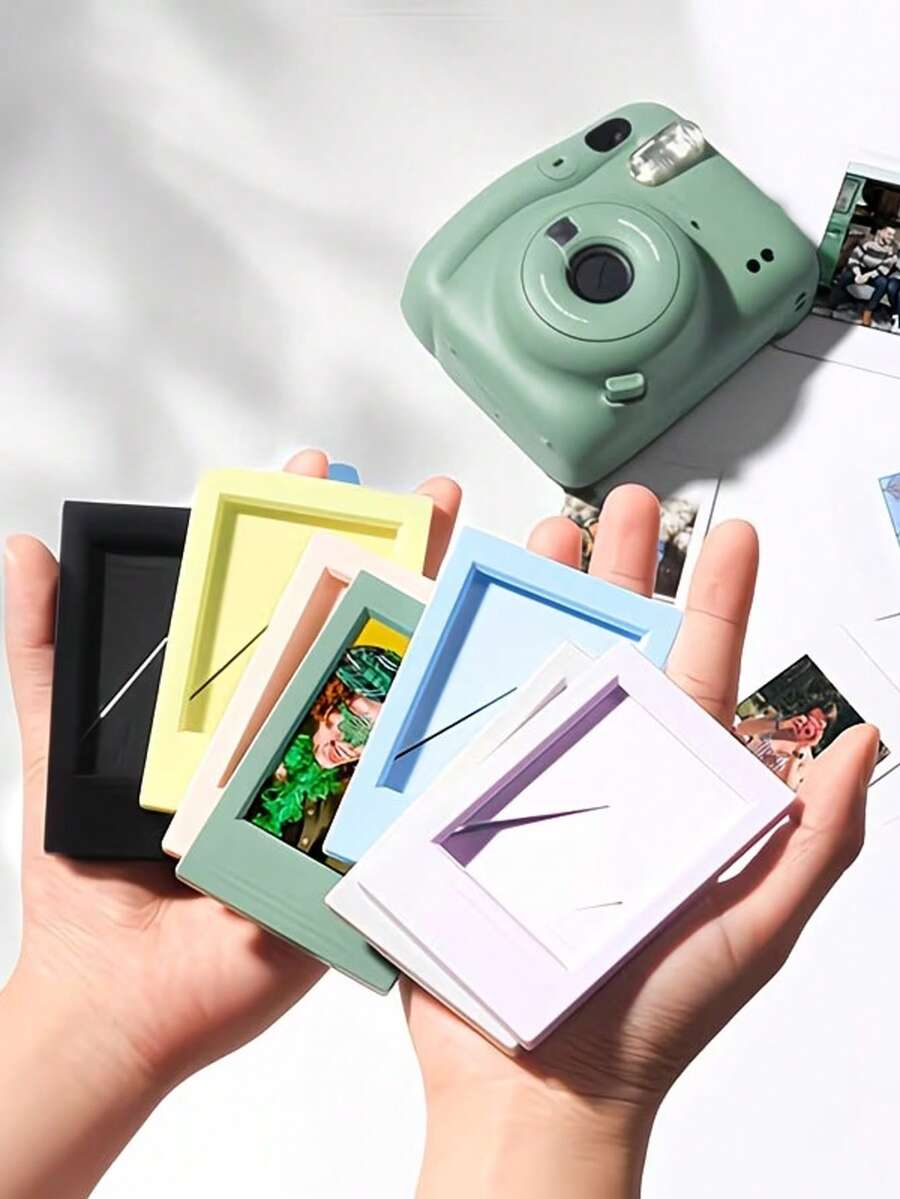 Khung ảnh mini có chân đế, khung ảnh chụp nhanh cổ điển 3 inch dạng đứng, khung ảnh sáng tạo để bàn. - Khung ảnh - Xem 1