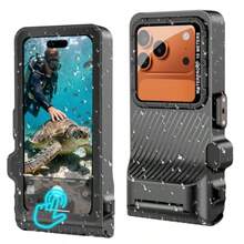 vantisan Funda Impermeable para Celular Profesional2026Funda para móvil con Pantalla táctil Resistente al Agua para iPhone 17/16/15/14/13/12Pro MAX  Galaxy  One Plus - negro - Ver 9