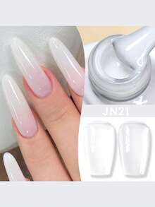 BORN PRETTY 10ml Clear White Long-Lasting Soak-Off UV LED Gel Nail Polish For Home And Nail Salon - Multicolor - View 4