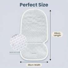 Breathable Bean Ice Silk Cooling Mat For Baby Strollers, Summer Seat Cushion, Universal Cooling Mat For Baby Strollers (Ice Silk Material) - Multicolor - View 4