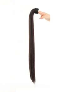 Tóc giả đuôi ngựa dài 24 inch, kiểu kẹp, dài, mượt, đuôi ngựa cao với bím tóc quấn quanh. Thích hợp cho các bữa tiệc của phụ nữ, Halloween, Giáng sinh, Năm mới, lễ hội và các sự kiện âm nhạc, mùa hè, kỳ nghỉ, du lịch. Dây chun buộc tóc, dây buộc tóc co giãn, dây chun buộc tóc, dây thừng buộc tóc. - Nhiều màu - Xem 11