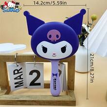 SANRIO （正版授权）三丽鸥二合一化妆镜梳，My Melody 款，由 Yuguigou 和 Hello Kitty 设计，这款便携式化妆镜造型可爱，适合各种发型。是旅行和日常使用的理想之选，也是情人节惊喜、送给女友或妈妈的绝佳礼物。 - 彩色 - 查看 11