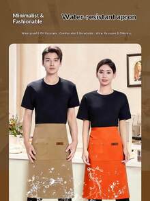 Tạp dề nhà bếp chống thấm nước, thoáng khí với khăn lau có thể tháo rời, tạp dề nấu ăn đa năng thích hợp cho nhà hàng, làm vườn, quán cà phê và là món quà ngày lễ hoàn hảo. - Nhiều màu - Xem 7