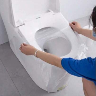 300 cái/gói Tấm lót bồn cầu bằng nhựa dùng một lần, Thảm bồn cầu chống thấm nước, Thích hợp cho du lịch, bệnh viện, cắm trại, đồ dùng phòng tắm, phụ kiện, Tấm lót giấy vệ sinh du lịch di động, Tấm lót bồn cầu di động khi đi công tác, Tấm lót bồn cầu du lịch, Cắm trại, Phụ kiện phòng tắm, Đồ dùng phòng tắm, Đồ dùng thiết yếu khi đi du lịch, Đồ dùng gia đình, Gia dụng.