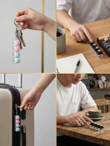 3/2/1pc Creative Cat Paw Keychain | Soft Collectible Keychain, Suitable For Birthday, Valentine's Day, Christmas | Party Gift, Cute Gift For Gatherings And Leisure - Multicolor - View 2