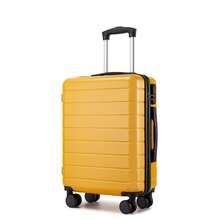 20 Inch 24 Inch 28 Inch Luggage Suitcase Carry On Cabin ABS Spinner Wheels Password Lock Lightweight 3 Piece Set Small Medium Large Holiday Travel - Yellow - View 14