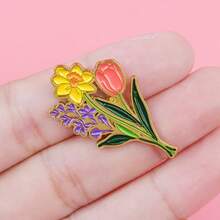 Enamel Badge Brooch Pin, Suitable For Backpacks, Bags, Stylish Decoration, Gift For Friends - Multicolor - View 6