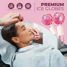 1/2 quả cầu đá lạnh chăm sóc da mặt, con lăn đá lạnh bằng thủy tinh, chăm sóc da mặt, cổ và mắt bằng đá lạnh, quà tặng cho phụ nữ, làm đẹp, chăm sóc da, spa, tự chăm sóc bản thân, dụng cụ chăm sóc da, chăm sóc da mặt, dụng cụ làm đẹp, massage, dụng cụ massage mặt, con lăn mặt, con lăn đá lạnh, con lăn đá lạnh chăm sóc da mặt - Nhiều màu - Xem 2