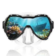 Adult And Youth Diving Mask, Tempered Glass Anti-Fog Diving Mask, Leak-Proof Swimming Goggles With Nose Cover, Suitable For Snorkeling, Freediving, Swimming - Multicolor - View 12