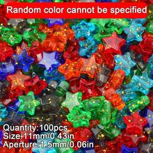 100颗洋葱粉星形亚克力珠，DIY首饰制作材料，适用于项链、手链、耳环等手工制作 - diy亞克力串珠 - 查看 21