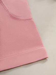 CELILIN Shorts moldeadores de cintura alta, leggings sin costuras que cinturan la cintura, ropa interior cómoda y versátil - Rosa - Ver 6