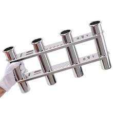 Soporte para caña de pescar acero inoxidable 304 soporte para caña de pescar para barco marino barco de pesca - Plateado - Ver 7