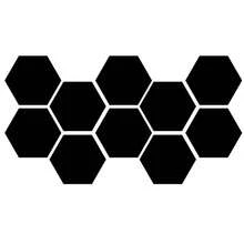 Personalized Hexagonal Photo Print PVC Plastic Board, Photo Frame Art & Memory Wall Decor For Living Room, Bedroom, Office, Wedding & Graduation - Beige - View 16