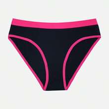 1pc Women's Soft Cotton Breathable Underwear - Multicolor - View 8