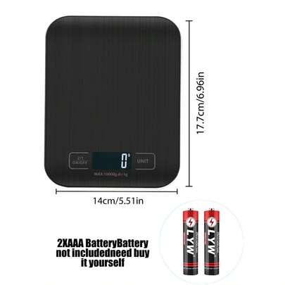  1个高精度称重专用多功能咖啡秤，高精度厨房电子秤，不锈钢液晶高清显示屏，高精度秤，食品秤，意大利手持咖啡秤，精准烘焙工具厨房秤，咖啡豆秤，厨房配件，烘焙工具。适用于厨房烘焙烹饪、减肥营养饮食、精准称量茶叶。（最小称量5克）