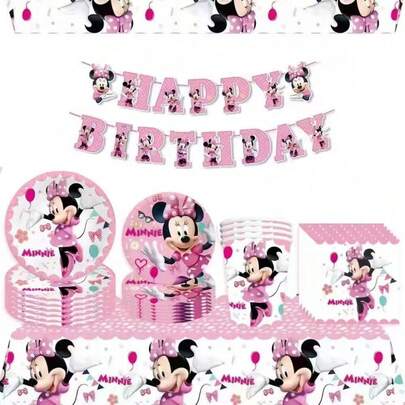 DOBBLE 50pcs/Set Party Tableware Set, Suitable For 10 People, Disposable Plates, Cups And Napkins. Festive Decorations Suitable For Camping, Picnics, Backyard BBQs And Holiday Parties.