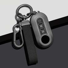 Cho Fiat Grande Punto, Panda, Bravo, Stilo, 500L và Lancia Y, Delta Musa TPU Xe Lật Chìa Khóa Bao Da Bảo Vệ Giá Đỡ Fob Phụ Kiện - A - Xem 5