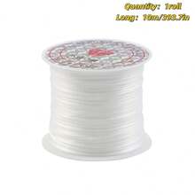 1/2 Rolls Rainbow Elastic Beading Cord, 50m/10m Stretchy Bracelet String, Durable Rainbow Elastic Rope For DIY Jewelry Making, Necklace, Beading And Craft Christmas Holiday Decoration - Elastic Rope - View 18