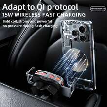 Adjustable 15W Wireless Car Charger - SD23 - View 6