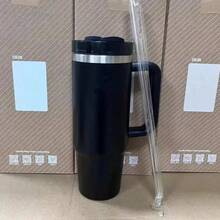 现货 S-TANLEY 40盎司保温杯，304不锈钢吸管，大容量，时尚真空保温杯，适用于汽车 - 多色40oz - 查看 2