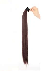 Tóc giả đuôi ngựa dài 24 inch, kiểu kẹp, dài, mượt, đuôi ngựa cao với bím tóc quấn quanh. Thích hợp cho các bữa tiệc của phụ nữ, Halloween, Giáng sinh, Năm mới, lễ hội và các sự kiện âm nhạc, mùa hè, kỳ nghỉ, du lịch. Dây chun buộc tóc, dây buộc tóc co giãn, dây chun buộc tóc, dây thừng buộc tóc. - Nhiều màu - Xem 13