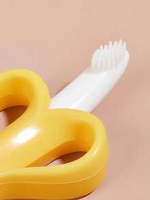 Banana Shaped Pet Toothbrush, Silicone Pet Toothbrush For Cats And Dogs - View 4