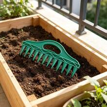 New Seed Planter Tool, Vegetable Plant Seeding Hole Puncher, Gardening Soil Aerator Tool. One-Time Punching Of Standard Planting Holes, Soil Loosening, Furrow Opening, Seed Spacing Positioning, Integrated Design, Durable And Sturdy. - Multicolor - View 2