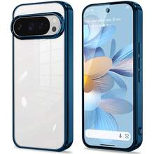 【爆売れ大人気商品】Pixel 10 ケース 対応 高透明メッキケース クリア感たっぷり 可愛いデザイン スリムフィット すまほカバー 衝撃防止 - ブルー - チェックする 8