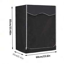 1 Piece Washing Machine Cover With Zipper, Portable Washer & Dryer Cover, Waterproof Dustproof Protector For Washing Machine, Universal Size Fits Most Models - Multicolor - View 12