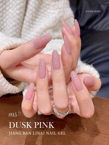 SHANGFEIYA 10ml Nude Pink Glitter Gel Nail Polish 10 Colors Long Lasting UV Gel For Daily & Party Nails 1pc/10pcs - Multicolor - View 19