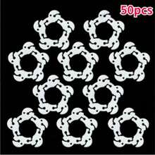 5 piezas/20 piezas/50 piezas/100 piezas Clips para globos, Conectores de marco de arco de globos, Clips de plástico reutilizables para globos con anillos multifunción, para decorar arcos de globos, bodas, cumpleaños, fiestas, San Valentín, Halloween, Navidad - Multicolor - Ver 19