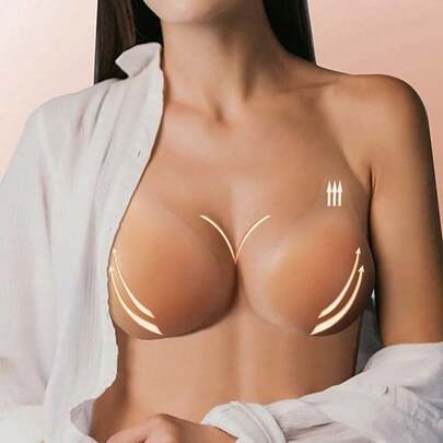 Almohadillas antirroces autoadhesivas sin costuras, hechas de material de silicona, adecuadas para trajes de baño, ropa, camisolas, playa, spa, viajes, vacaciones, parques acuáticos, piscinas, camisolas, baño, viajes sin costuras en primavera y verano