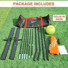 Linlin Stationery Store  For Hitting Or Serving Drills Outdoor And Indoor Freestanding With Height Adjustable Carry Bag - Red - View 4