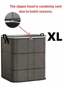 可折叠加固提手收纳篮，耐用布艺收纳盒，适用于卧室、衣橱和洗衣房，不用时易于折叠和存放。 - 彩色 - 查看 10