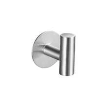 1/2 Paquete de ganchos de pared de acero inoxidable plateado sin taladro, impermeables, adecuados para baño y cocina, fácil instalación sin herramientas. Pueden colgar abrigos, sombreros, toallas, batas de baño, mochilas, llaves y artículos de tocador. Perfecto para entrada, vestidor, inquilinos y decoración del hogar. - Plateado - Ver 5