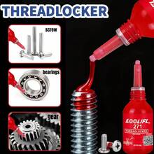 10g 271 Thread Sealant, High Strength Anaerobic Threadlocker, Resistant To High Temperature, Removable, Liquid Gasket For Mechanical Screws - 271-10ml - View 6
