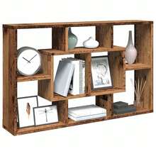 vidaXL Wandregal Altholz 85x16x52,5 cm Holzwerkstoff - Castano - Visualizzare 1