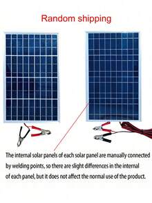 Portable Solar Panel Kit With Charge Controller - 1 Solar Charging Panel, Suitable For RV, Camping, Hiking, Car, Boat, Phone, Outdoor Lighting, Monitoring, Pet Shed And More - Includes Cable, USB 5V Output, Multiple Power Supply Options - Multicolor - View 13