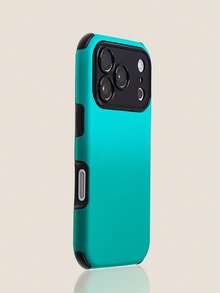 1件可愛漸層色防摔手機殼，適用於 iPhone 18 Pro Max 17 Pro Max AIR 16 15 14 13 12 11 Pro Max Plus，親膚觸感鏡頭保護軟矽膠保護套 - 湖綠 - 查看 3