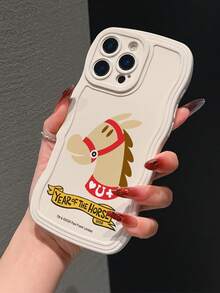 Ốp lưng điện thoại Paul Frank chính hãng, chất liệu TPU dạng lượn sóng, bảo vệ toàn thân chống sốc với nắp che camera, họa tiết khỉ hoạt hình và chữ cái, thiết kế mới phù hợp với 11/12/13/14/15/16/17 Pro Max. - Nhiều màu - Xem 2